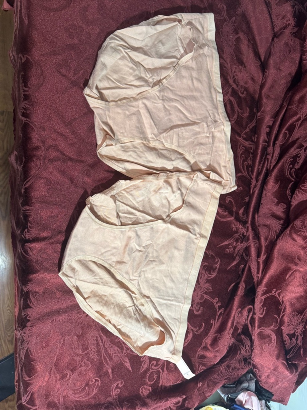 Victoria's Secret Nude Beige Cotton Briefs - Light Beige XL NWT